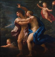 Salmacis and Hermaphroditus. Creator: De Matteis, Paolo (1662-1728)