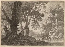 Salmacis and Hermaphroditus. Creator: Herman van Swanevelt