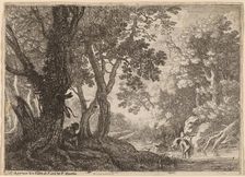 Salmacis and Hermaphroditus. Creator: Herman van Swanevelt