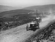 Salmson of Armand Bovier and Talbot 8/18 of HG Day competing in the Scottish Light Car Trial, 1922. Artist: Bill Brunell