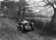 Salmson of E Lloyd-Jones at the Sunbac Colmore Trial, Gloucestershire, 1934. Artist: Bill Brunell