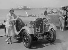 Salmson of Mrs PJM Midgley at the B&HMC Brighton Motor Rally, Brighton, Sussex, 1930. Artist: Bill Brunell