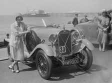 Salmson of Mrs PJM Midgley at the B&HMC Brighton Motor Rally, Brighton, Sussex, 1930. Artist: Bill Brunell