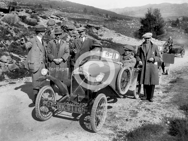 Salmson open sports 2-seater of Armand Bovier at the Scottish Light Car Trial, 1922. Artist: Bill Brunell.