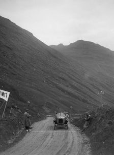 Salmson open sports 2-seater of Armand Bovier competing in the Scottish Light Car Trial, 1922. Artist: Bill Brunell