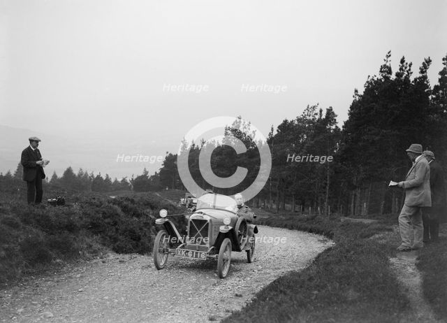 Salmson open sports 2-seater of Armand Bovier competing in the Scottish Light Car Trial, 1922. Artist: Bill Brunell.