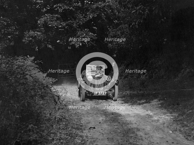 Salmson sports 2-seater competing in the Brighton & Hove Motor Club Trial, 1920s. Artist: Bill Brunell.