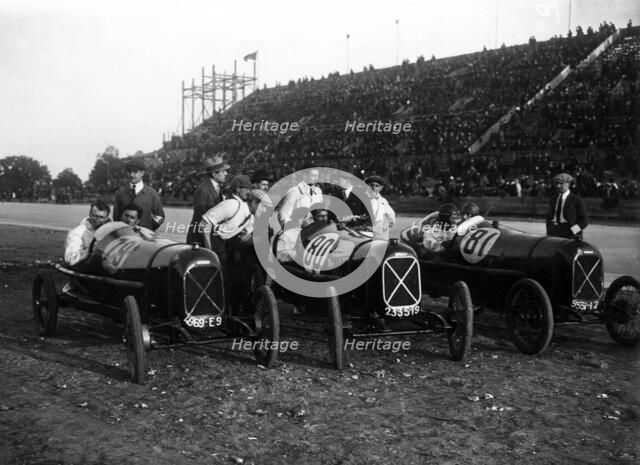 Salmson's victorious team at Montlhery's first meeting 1924. Creator: Unknown.