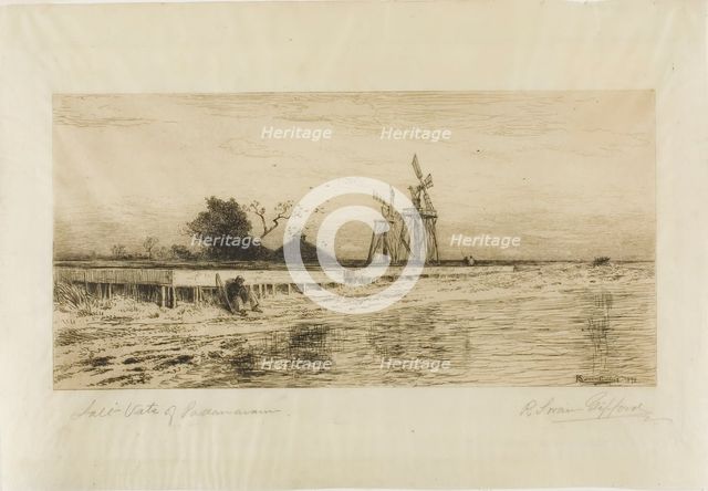 Salt Vats of Padanaram, 1878. Creator: Robert Swain Gifford.