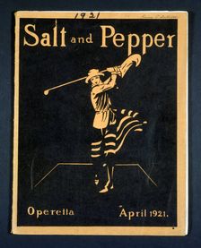 Salt and Pepper operetta cover, 1921. Creator: Unknown