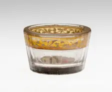 Salt, Bohemia, c. 1730. Creator: Bohemia Glass