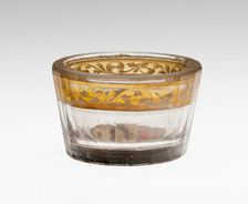 Salt, Bohemia, c. 1730. Creator: Bohemia Glass