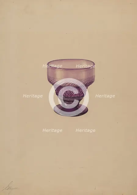 Salt Cellar, 1935/1942. Creator: Giacinto Capelli.