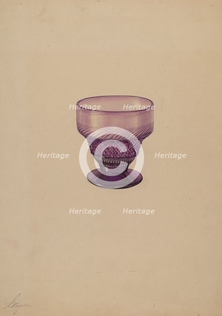 Salt Cellar, 1935/1942. Creator: Giacinto Capelli.