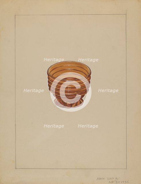 Salt Cellar, 1936. Creator: John Dana.