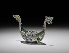 Salt Cellar, c.1890-1900. Creator: Marius Hammer (Norwegian, 1847-1927)