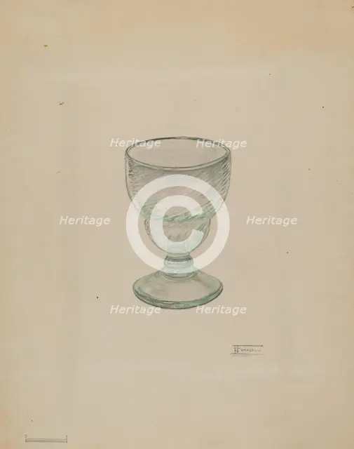 Salt Cellar, c. 1936. Creator: Frank Fumagalli.