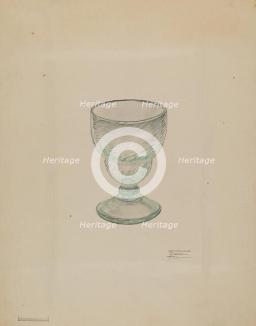 Salt Cellar, c. 1936. Creator: Frank Fumagalli.