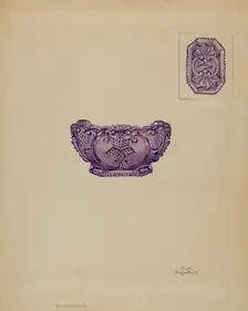 Salt Cellar, c. 1936. Creator: John Tarantino
