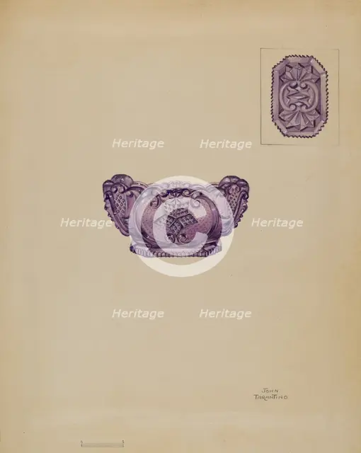 Salt Cellar, c. 1936. Creator: John Tarantino.