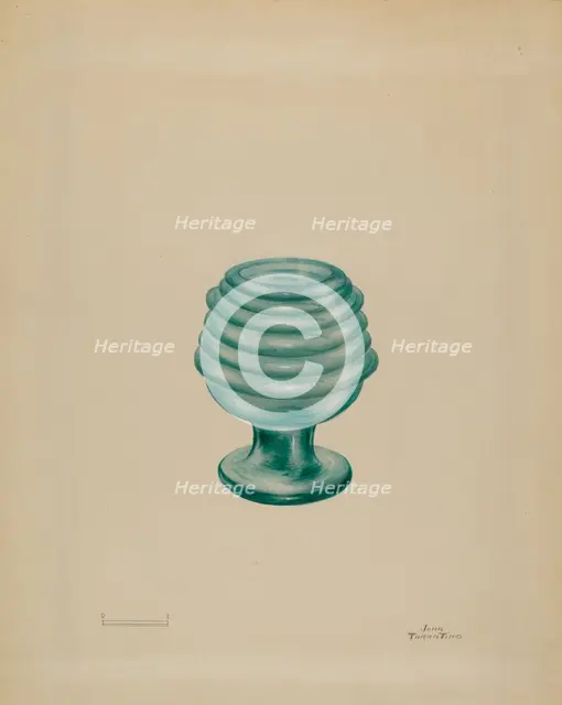 Salt Cellar, c. 1936. Creator: John Tarantino.