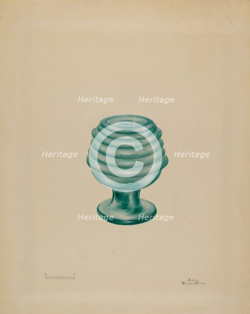 Salt Cellar, c. 1936. Creator: John Tarantino.