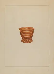 Salt Cellar, c. 1936. Creator: John Dana