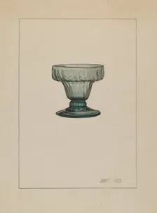 Salt Cellar, c. 1937. Creator: Janet Riza