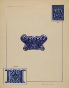 Salt Cellar, c. 1937. Creator: Lorenz Rothkrantz