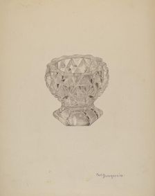 Salt Cellar, c. 1941. Creator: Carl Buergerniss