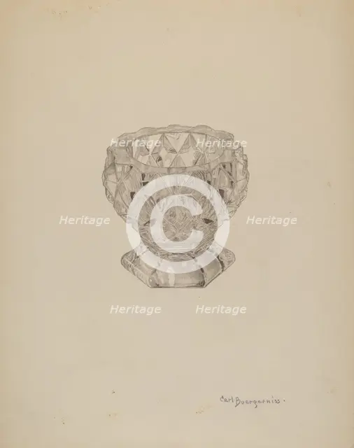 Salt Cellar, c. 1941. Creator: Carl Buergerniss.