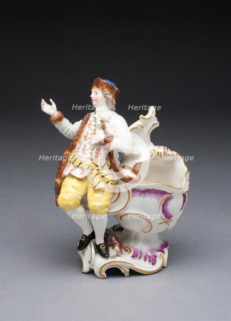 Salt Cellar, Frankenthal, 1762-1770. Creator: Johann Fredrich Lück.