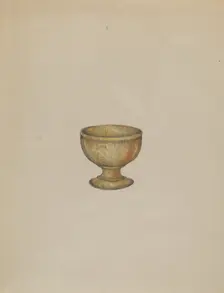 Salt Cup, 1935/1942. Creator: Henry Meyers