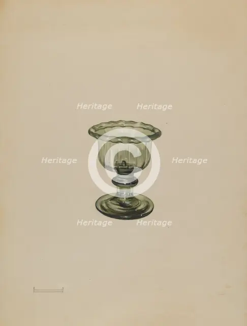 Salt Cup, c. 1936. Creator: John Tarantino.