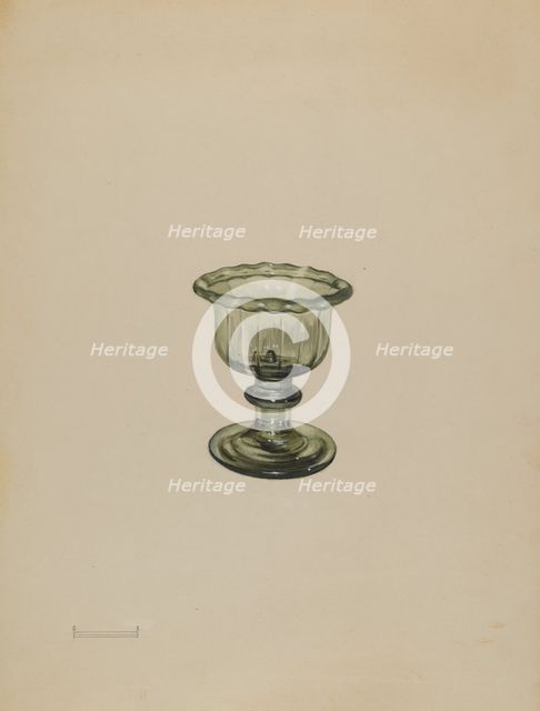 Salt Cup, c. 1936. Creator: John Tarantino.