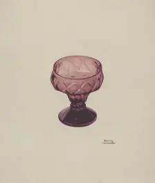 Salt Cup, c. 1939. Creator: Beverly Chichester