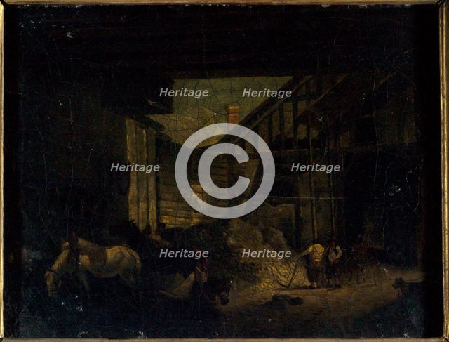Salt depot, rue Saint-Germain-l'Auxerrois (?), c1777. Creator: Pierre-Antoine Demachy.