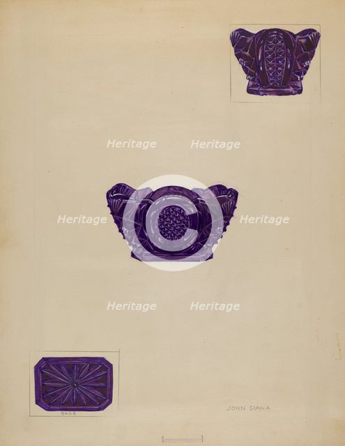 Salt Dip, c. 1936. Creator: John Dana.