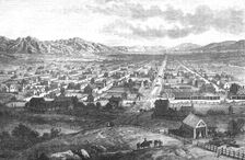 'Salt Lake City.; Ocean to Ocean, the Pacific railroad 1875. Creator: Frederick Whymper