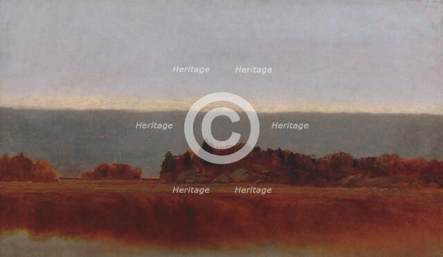 Salt Meadow in October, 1872. Creator: John Frederick Kensett.