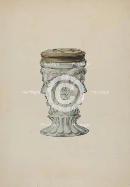Salt Shaker, 1935/1942. Creator: Wellington Blewett.