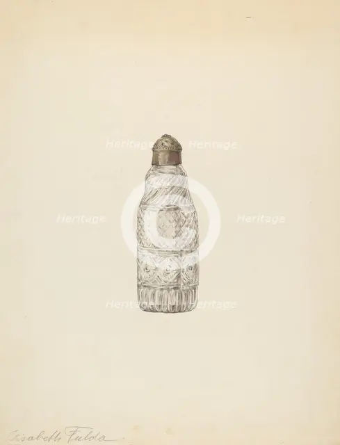 Salt Shaker, c. 1939. Creator: Elisabeth Fulda.