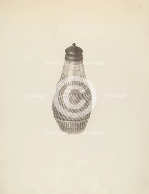 Salt Shaker, c. 1939. Creator: Palmyra Pimentel.