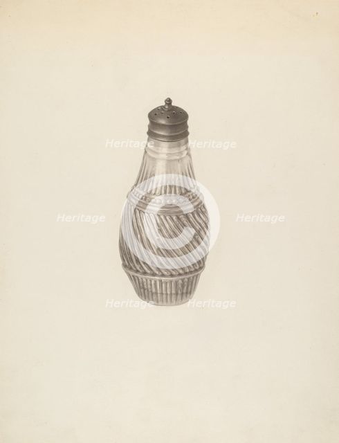 Salt Shaker, c. 1939. Creator: Palmyra Pimentel.