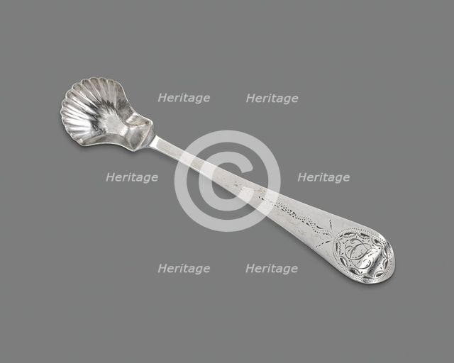 Salt Spoon, 1805/15.  Creator: John Samuel Krause.