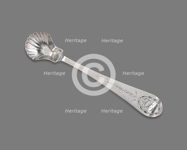 Salt Spoon, 1805/15.  Creator: John Samuel Krause.