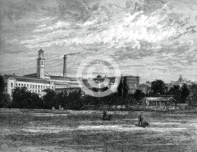 Saltaire works, c1880. Artist: Unknown