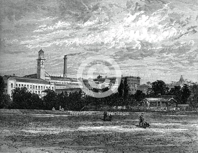 Saltaire works, c1880. Artist: Unknown