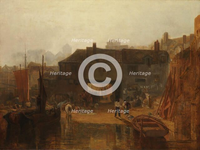 Saltash with the Water Ferry, Cornwall, 1811. Creator: JMW Turner.