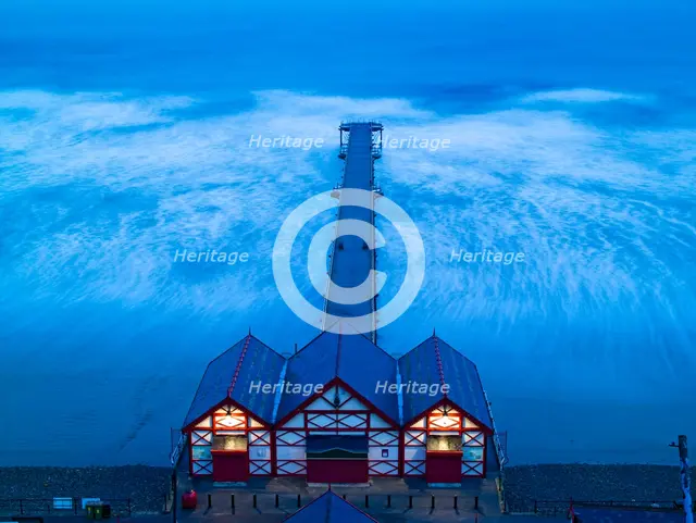 Saltburn Pier, North Yorkshire, 2007. Creator: Mike Kipling.